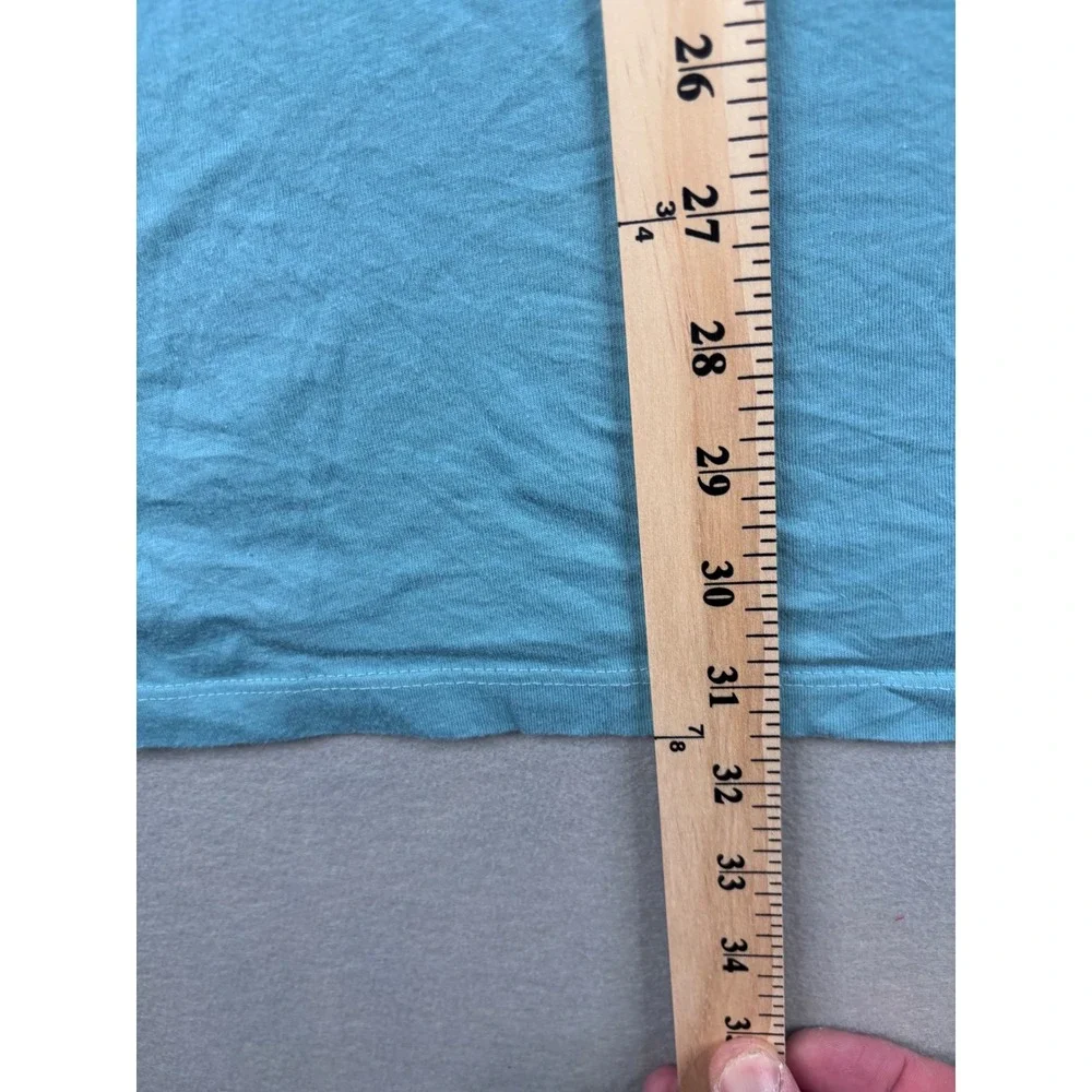 The North Face Mens XXL Blue Graphic T-Shirt Box Logo Short Sleeve Tee